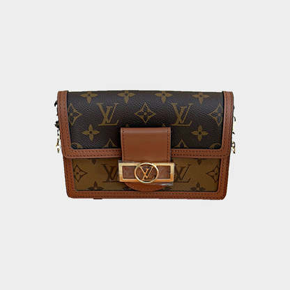 Louis Vuitton Dauphine – Portafoglio con catena Monogram