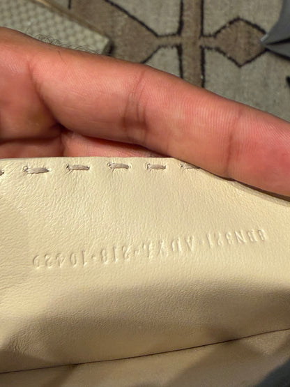 Fendi Peekaboo Medium Selleria – Borsa in pelle grigio scuro