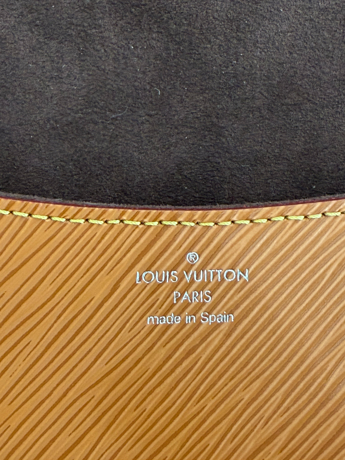 Louis Vuitton Buci – Borsa a tracolla in pelle Epi cognac