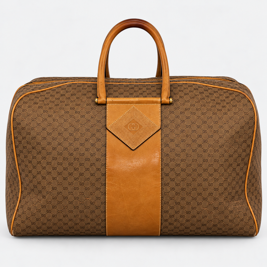 Gucci vintage – Borsone da viaggio Micro GG