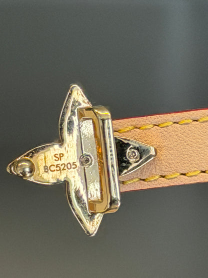 Louis Vuitton × Takashi Murakami – Bracciale in pelle multicolore
