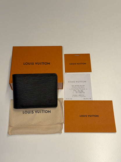 Louis Vuitton Multiple – Portafoglio in pelle Epi nera