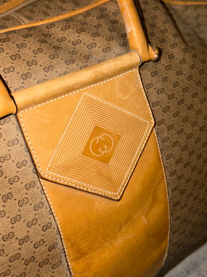 Gucci vintage – Borsone da viaggio Micro GG