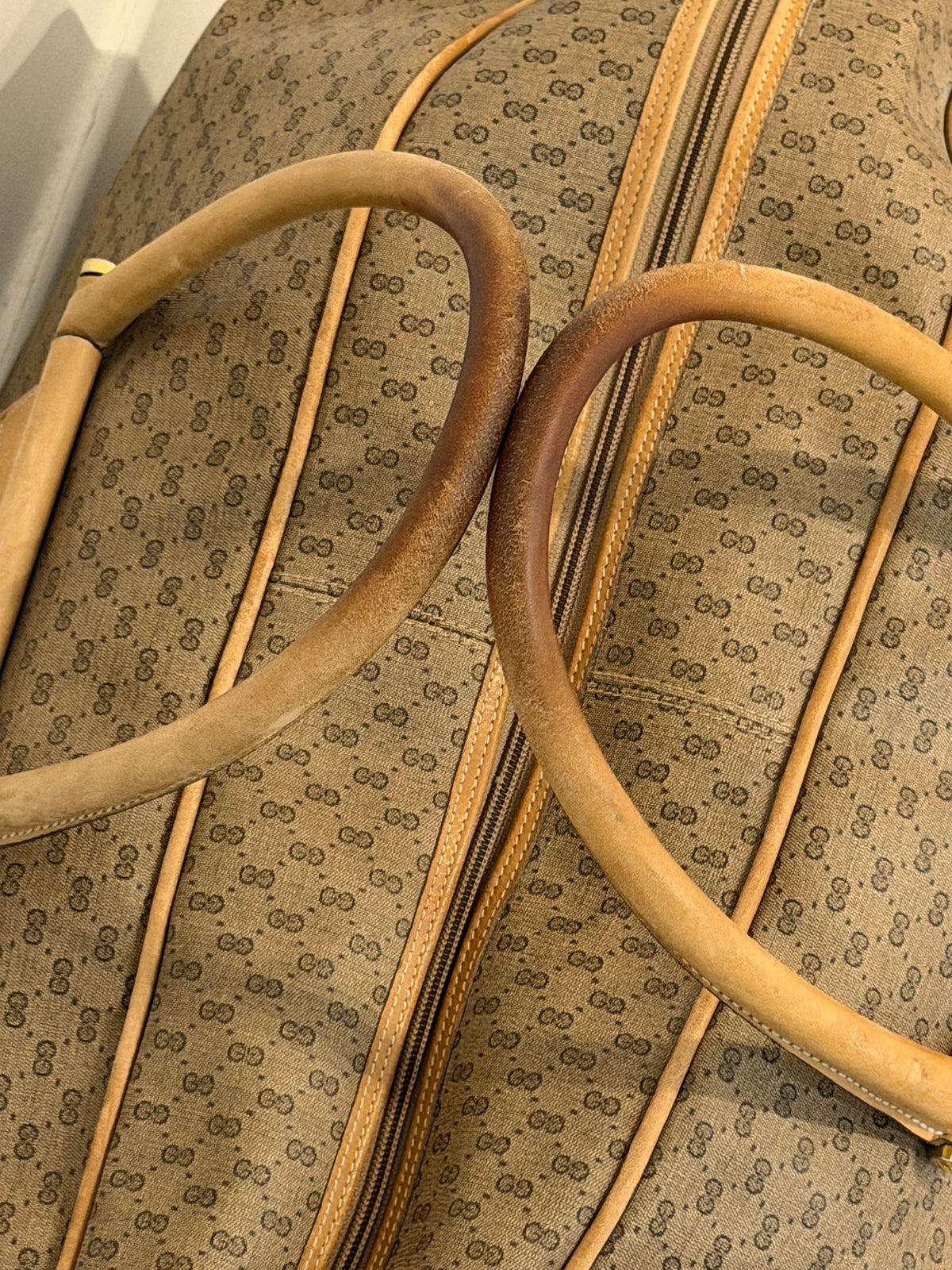 Gucci vintage – Borsone da viaggio Micro GG