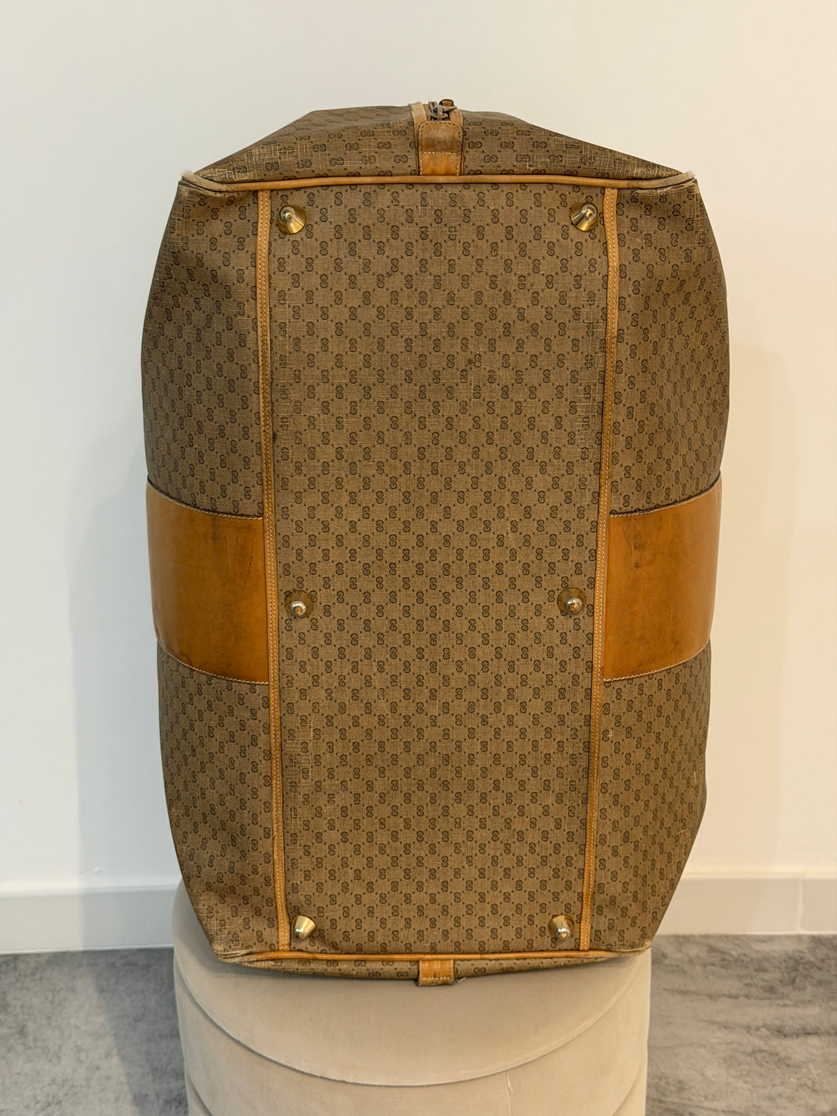Gucci vintage – Borsone da viaggio Micro GG