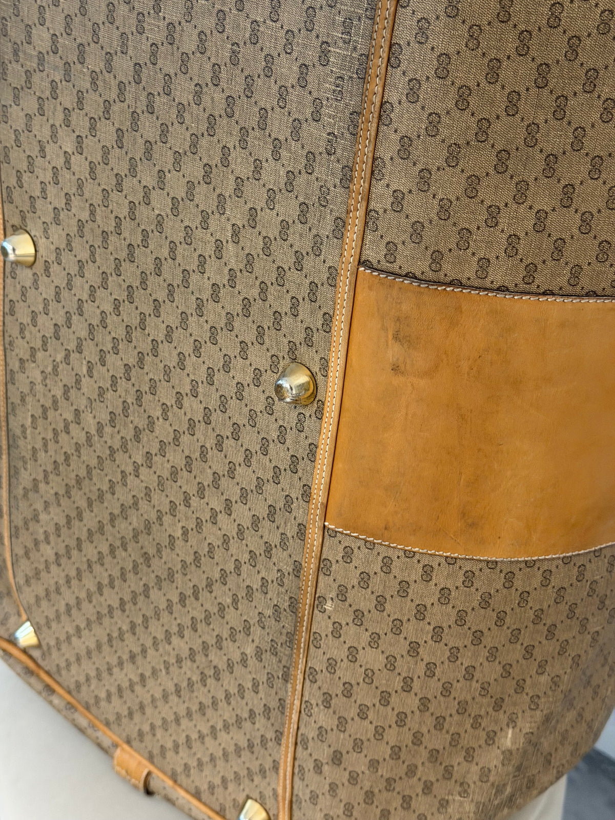 Gucci vintage – Borsone da viaggio Micro GG