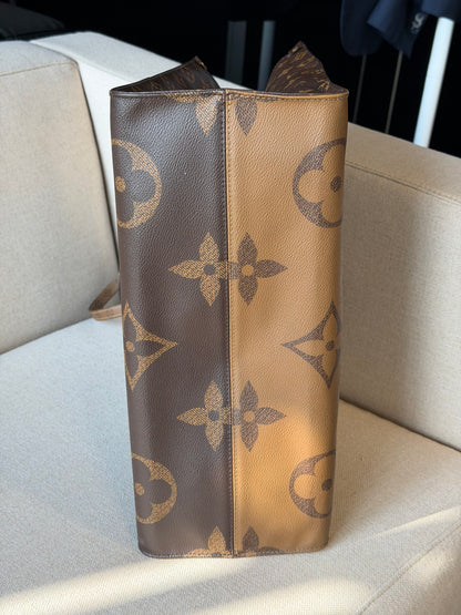 Louis Vuitton OnTheGo GM – Borsa Monogram Reverse