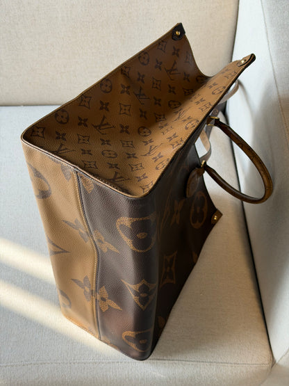 Louis Vuitton OnTheGo GM – Borsa Monogram Reverse