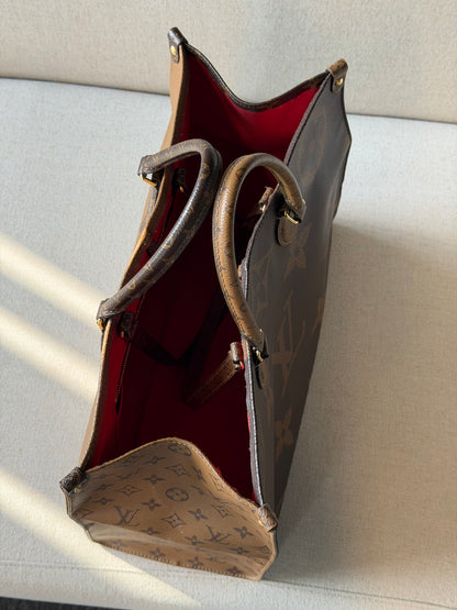 Louis Vuitton OnTheGo GM – Borsa Monogram Reverse