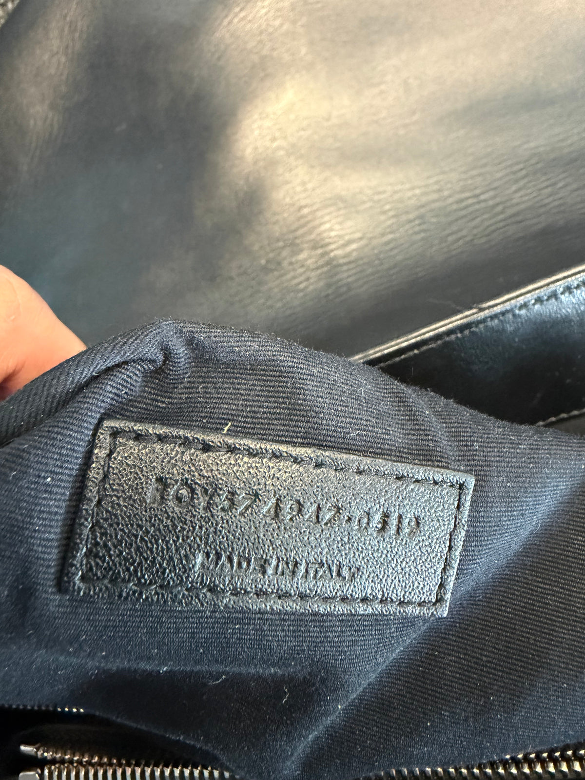 Saint Laurent – Borsa a spalla in pelle nera matelassé