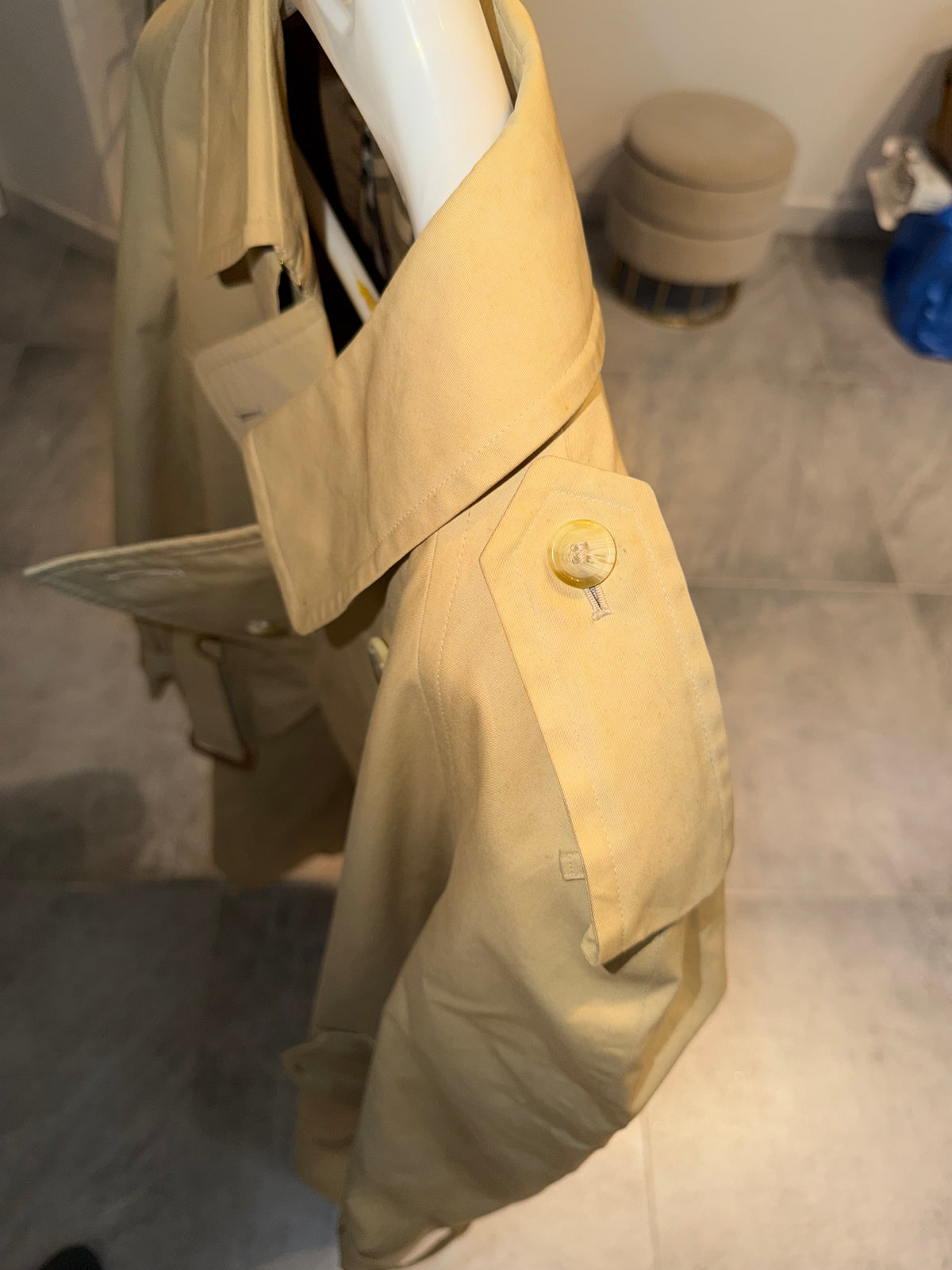 Burberry vintage – Trench doppiopetto beige