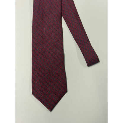 Hermès – Cravatta in seta bordeaux