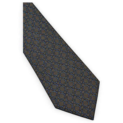Hermès – Cravatta in seta marrone