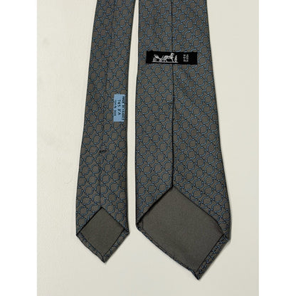 Hermès – Cravatta in seta marrone