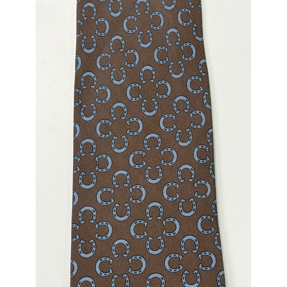 Hermès – Cravatta in seta marrone