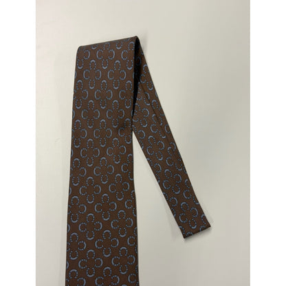 Hermès – Cravatta in seta marrone